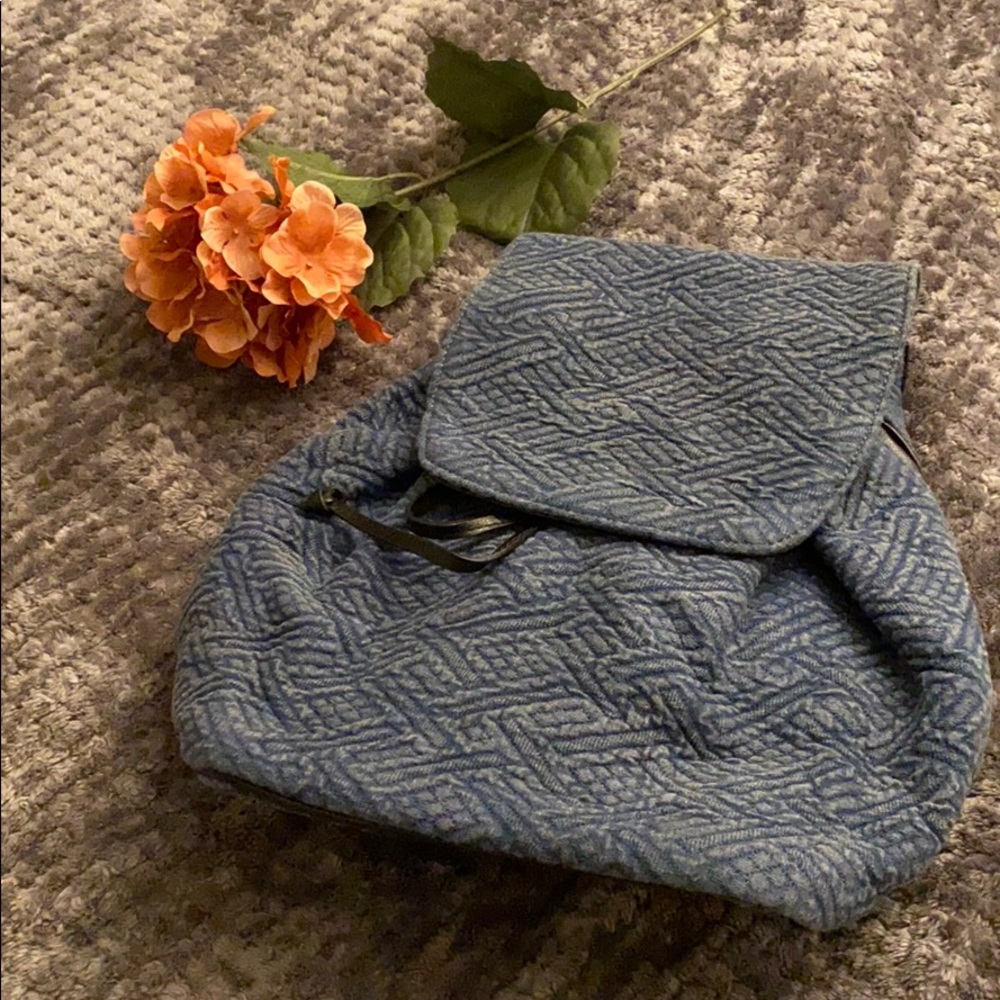 Express Denim Blue Backpack